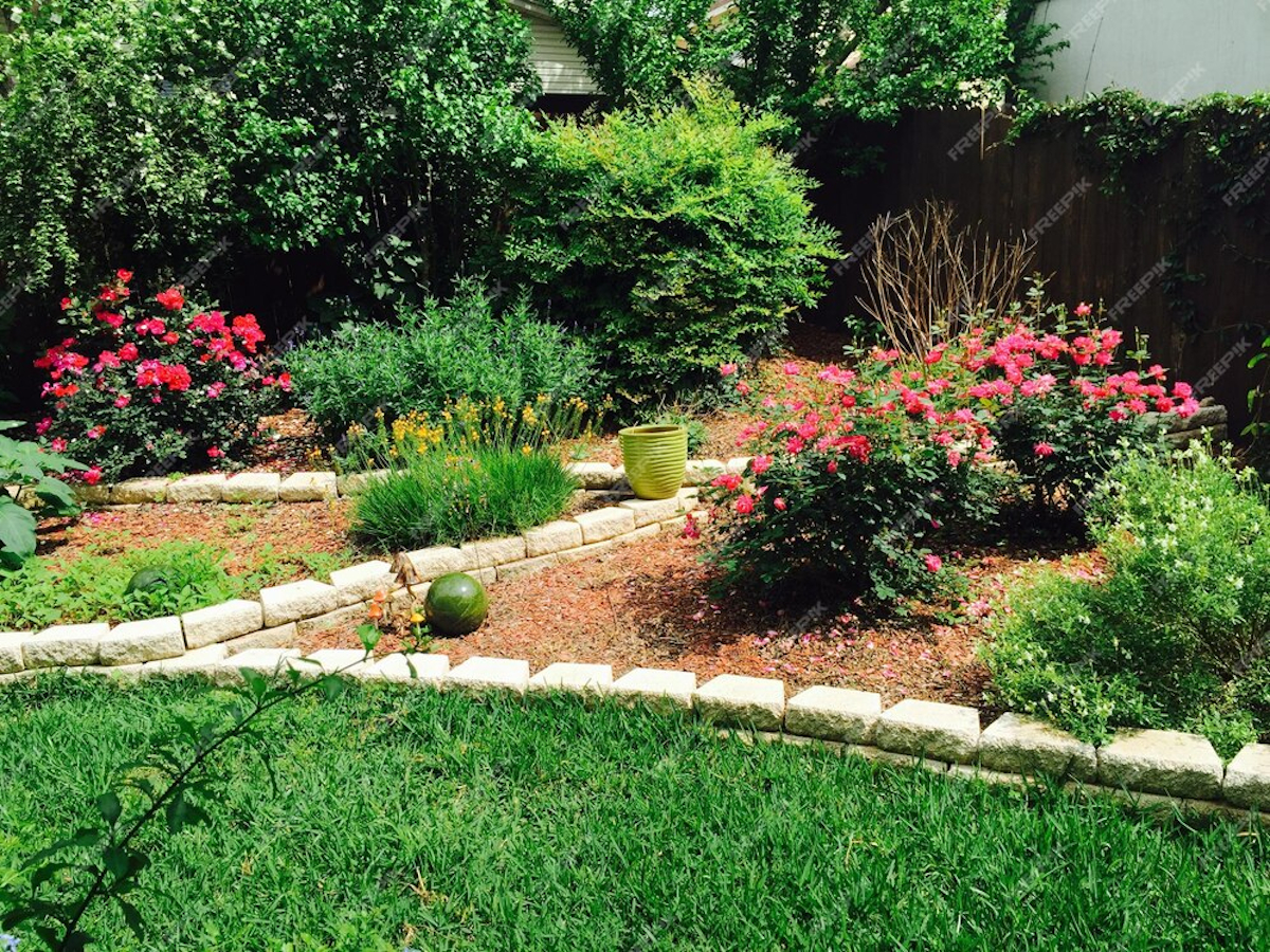Aménagement créatif jardin