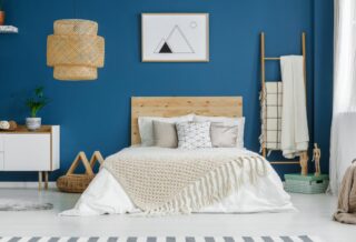 Chambre bleu nuit