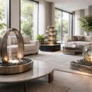 découvrez des idées chic et modernes de fontaines décoratives pour sublimer votre salon avec élégance et fraîcheur.