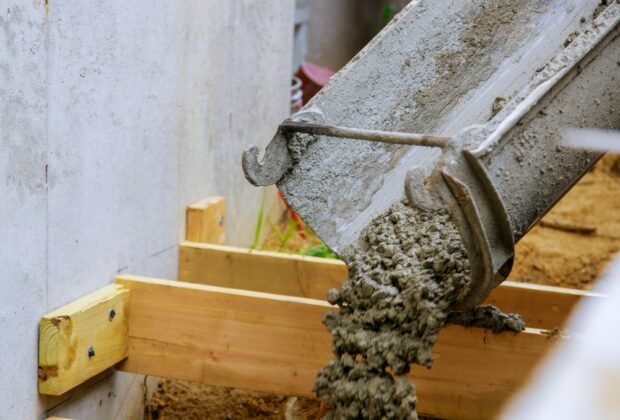 Coffrages de béton de chantier