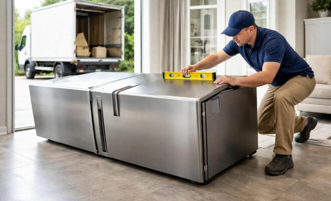 découvrez combien de temps il est conseillé de transporter un frigo couché et pourquoi il est crucial de respecter l'angle pour éviter tout dommage à l'appareil.