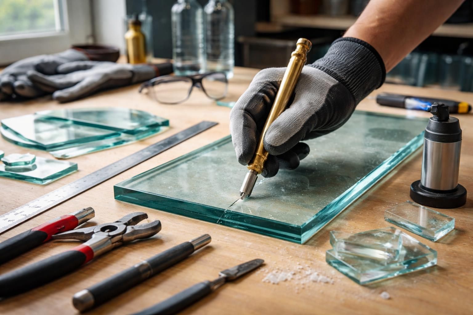 découvrez des techniques avancées pour découper du verre avec précision. guide complet pour les passionnés de diy souhaitant maîtriser cet art délicat en toute sécurité.