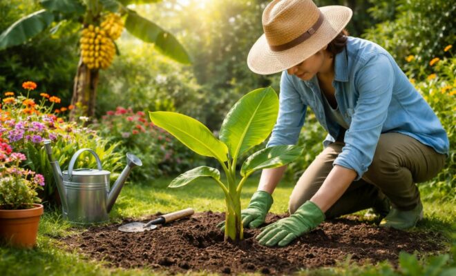 apprenez à planter un bananier dans votre jardin facilement et découvrez nos conseils pour cultiver et récolter de délicieux fruits chez vous.