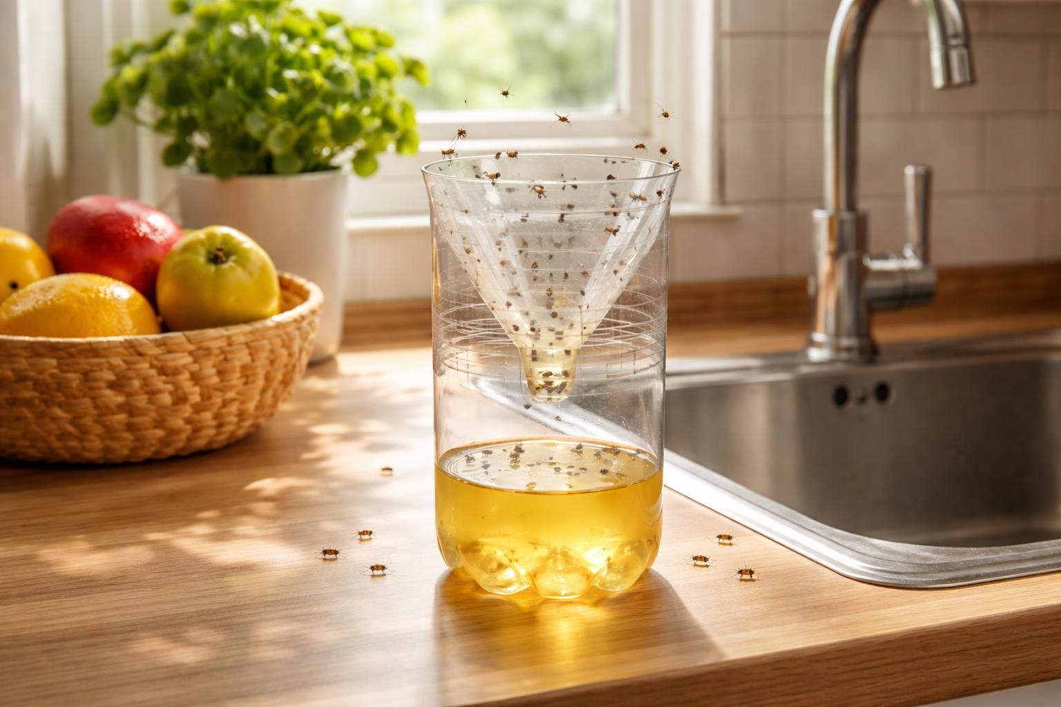 découvrez comment fabriquer un piège à moucheron maison simple et efficace pour vous débarrasser rapidement de ces nuisibles envahissants.