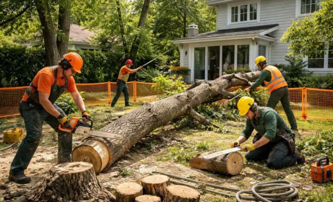 découvrez des conseils d'experts pour vous débarrasser en toute sécurité d'un arbre tombé chez vous, avec des astuces pratiques et des solutions efficaces.