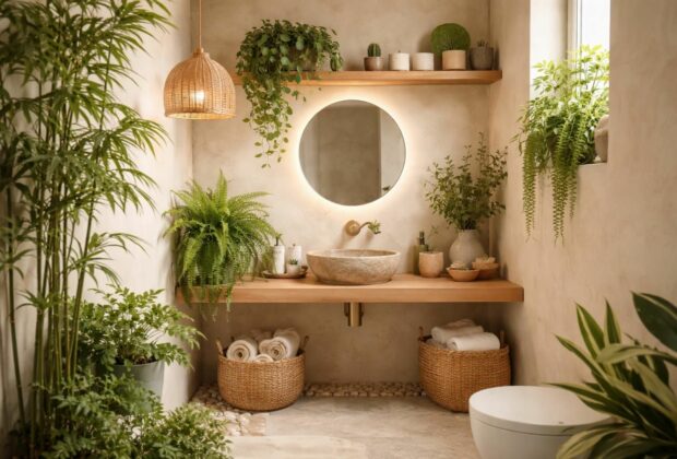 découvrez comment créer une déco wc zen avec des plantes apaisantes, des teintes douces et des matières naturelles pour une ambiance relaxante et harmonieuse.