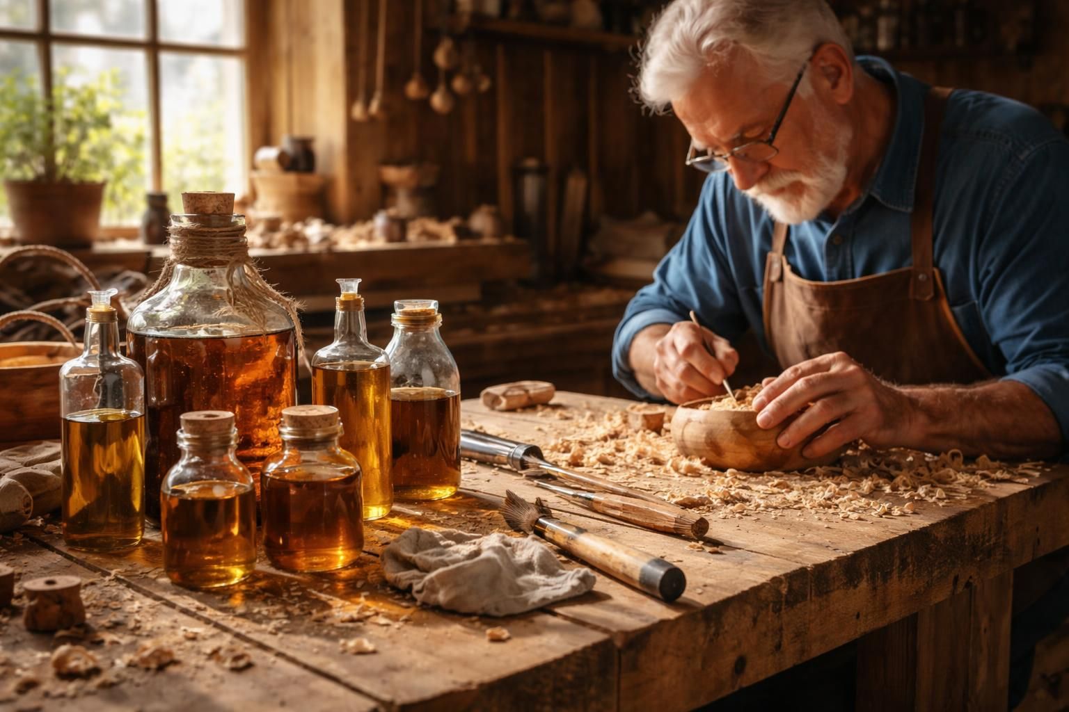 découvrez comment l'huile de vidange pour le bois est devenue le secret bien gardé des artisans pour protéger et sublimer leurs créations en bois.