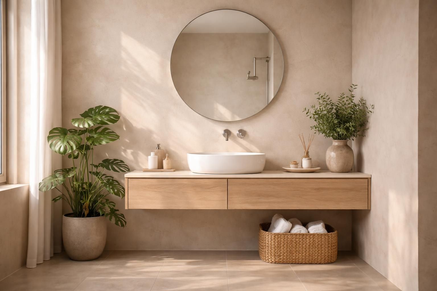 découvrez les avantages de l'enduit à la chaux dans la salle de bain, une solution durable et esthétique qui apporte fraîcheur et protection à vos murs.