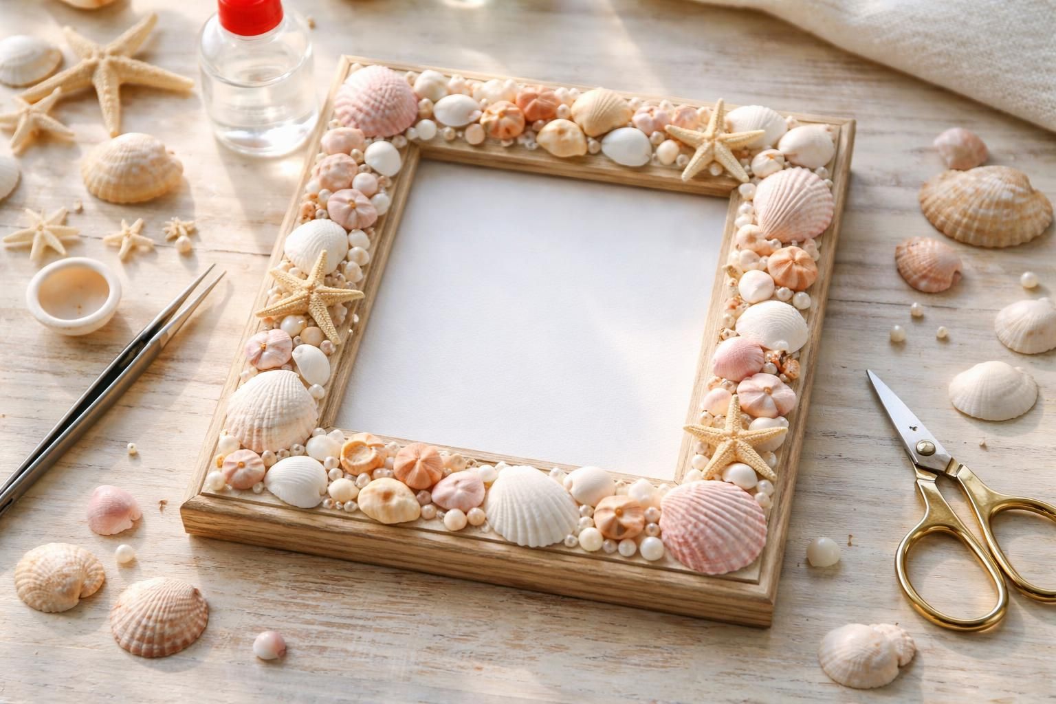découvrez comment créer un cadre décoratif unique avec des coquillages grâce à notre guide étape par étape, facile et créatif.