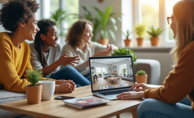 découvrez homebyme, l'outil collaboratif idéal pour impliquer vos proches dans vos projets de décoration et d'aménagement. créez ensemble des espaces qui vous ressemblent et transformez vos idées en réalité, tout en partageant facilement vos créations et en bénéficiant des conseils de vos amis et famille.