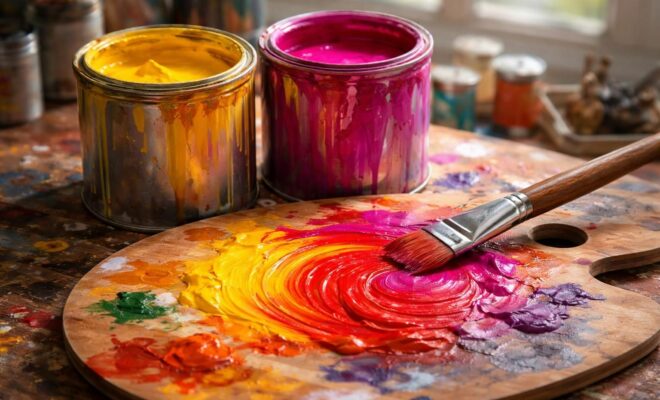 découvrez comment créer la couleur rouge en peinture en mélangeant deux couleurs efficacement grâce à nos conseils pratiques et techniques d'artiste.