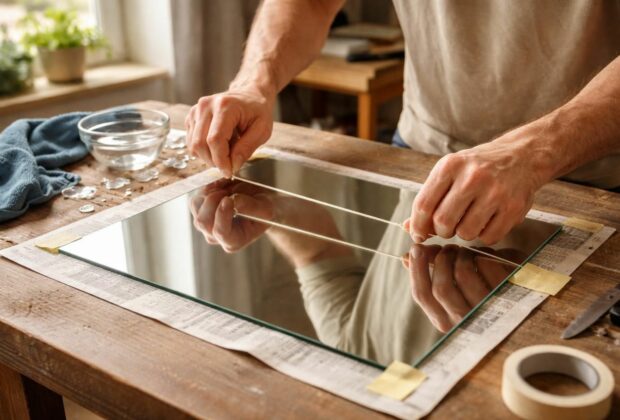 découvrez nos astuces simples et efficaces pour couper un miroir sans outil spécialisé chez vous, en toute sécurité et facilement.