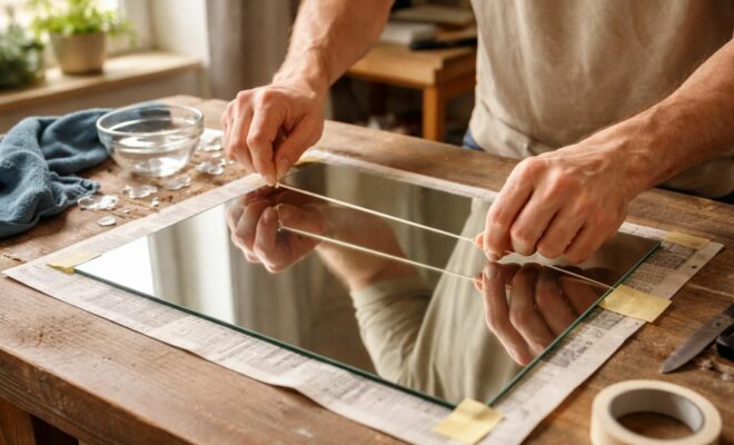 découvrez nos astuces simples et efficaces pour couper un miroir sans outil spécialisé chez vous, en toute sécurité et facilement.