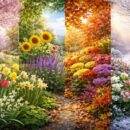 découvrez les différents types de fleurs saisonnières pour un jardin fleuri toute l'année et apportez couleurs et fraîcheur à chaque saison grâce à nos conseils de jardinage.