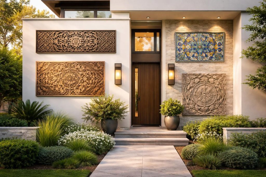 découvrez notre sélection des meilleures plaques décoratives pour sublimer la façade de votre maison et intégrer parfaitement votre design extérieur.