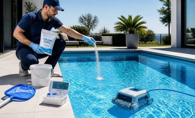 découvrez les meilleures pratiques pour utiliser efficacement le chlore choc et le robot piscine afin d'assurer une eau propre et saine toute l'année.