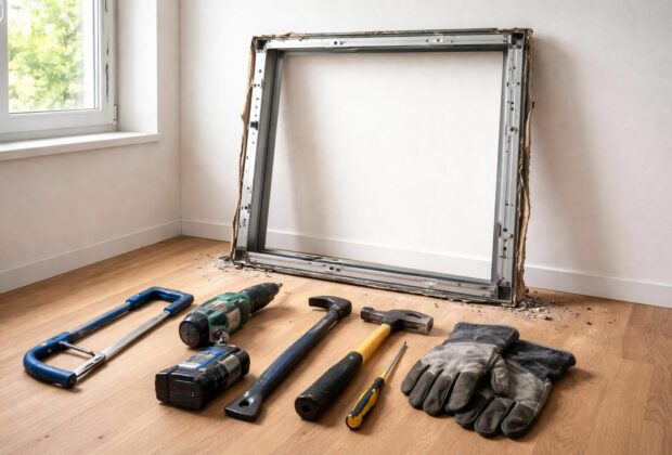 découvrez les outils indispensables pour enlever facilement un encadrement de porte en métal et réussir vos travaux de rénovation sans difficulté.