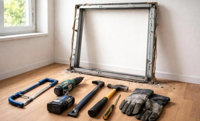 découvrez les outils indispensables pour enlever facilement un encadrement de porte en métal et réussir vos travaux de rénovation sans difficulté.