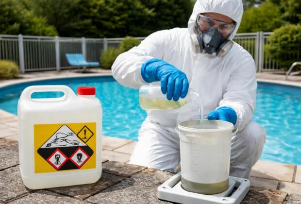 découvrez les précautions essentielles pour manipuler l'acide sulfurique en toute sécurité et protéger votre piscine des risques chimiques.