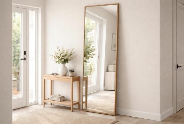 découvrez comment un miroir long peut transformer votre entrée en une pièce élégante et fonctionnelle, alliant style et praticité pour un accueil chaleureux.