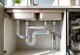 apprenez à optimiser le schéma d'évacuation de votre évier et lave-vaisselle pour éviter les bouchons et assurer un drainage efficace et durable.