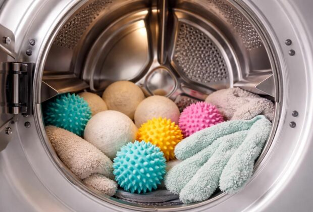 découvrez des alternatives efficaces à la balle de tennis dans le sèche-linge pour réduire le bruit et protéger votre linge tout en améliorant le séchage.