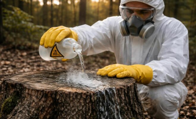 découvrez si l'utilisation de l'acide chlorhydrique est une méthode sûre et efficace pour éliminer une souche d'arbre, ses risques potentiels et les précautions à prendre.