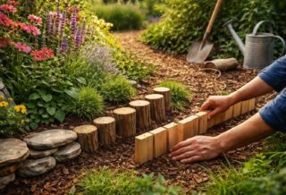 découvrez comment poser des bordures de jardin sans utiliser de béton en optant pour des matériaux écologiques et durables, pour un aménagement respectueux de l'environnement.