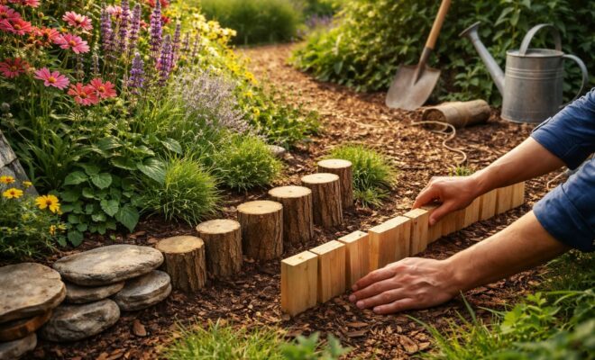 découvrez comment poser des bordures de jardin sans utiliser de béton en optant pour des matériaux écologiques et durables, pour un aménagement respectueux de l'environnement.