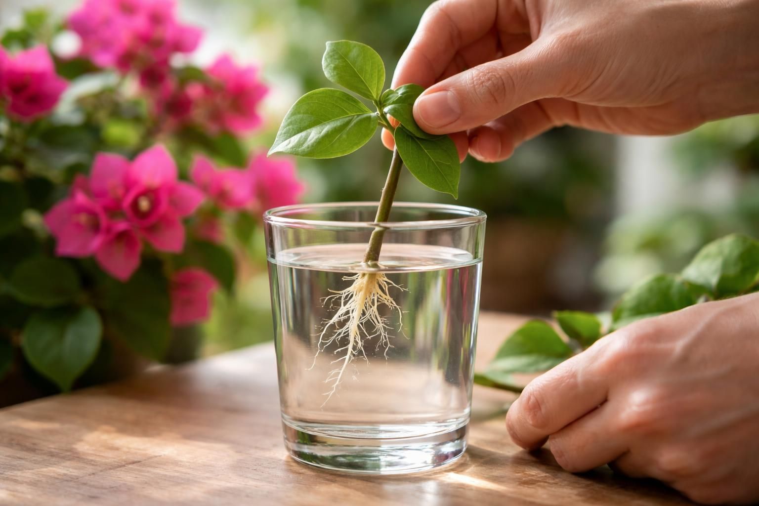 découvrez pourquoi le bouturage du bougainvillier dans l'eau est la méthode privilégiée des passionnés pour une multiplication facile et réussie de cette plante colorée.