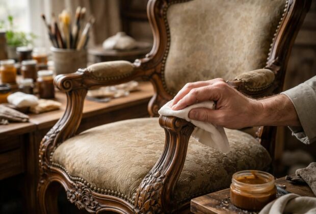 découvrez nos conseils pour restaurer un fauteuil ancien avec soin, en préservant son charme et sans l’endommager.