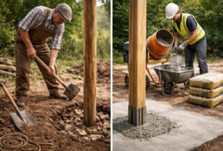 découvrez les différences entre les méthodes traditionnelles et modernes pour sceller des poteaux en bois, afin d'assurer durabilité et stabilité à vos installations.