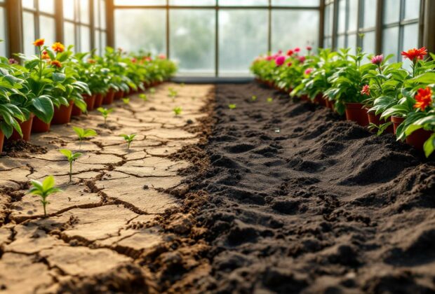découvrez comment la toile de paillage pour serre de jardin influence l'humidité et la température, améliorant ainsi la croissance de vos plantes et la gestion de votre serre.