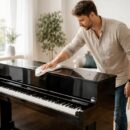 découvrez notre guide pratique pour nettoyer facilement un piano laqué noir et lui redonner tout son éclat sans l'endommager.