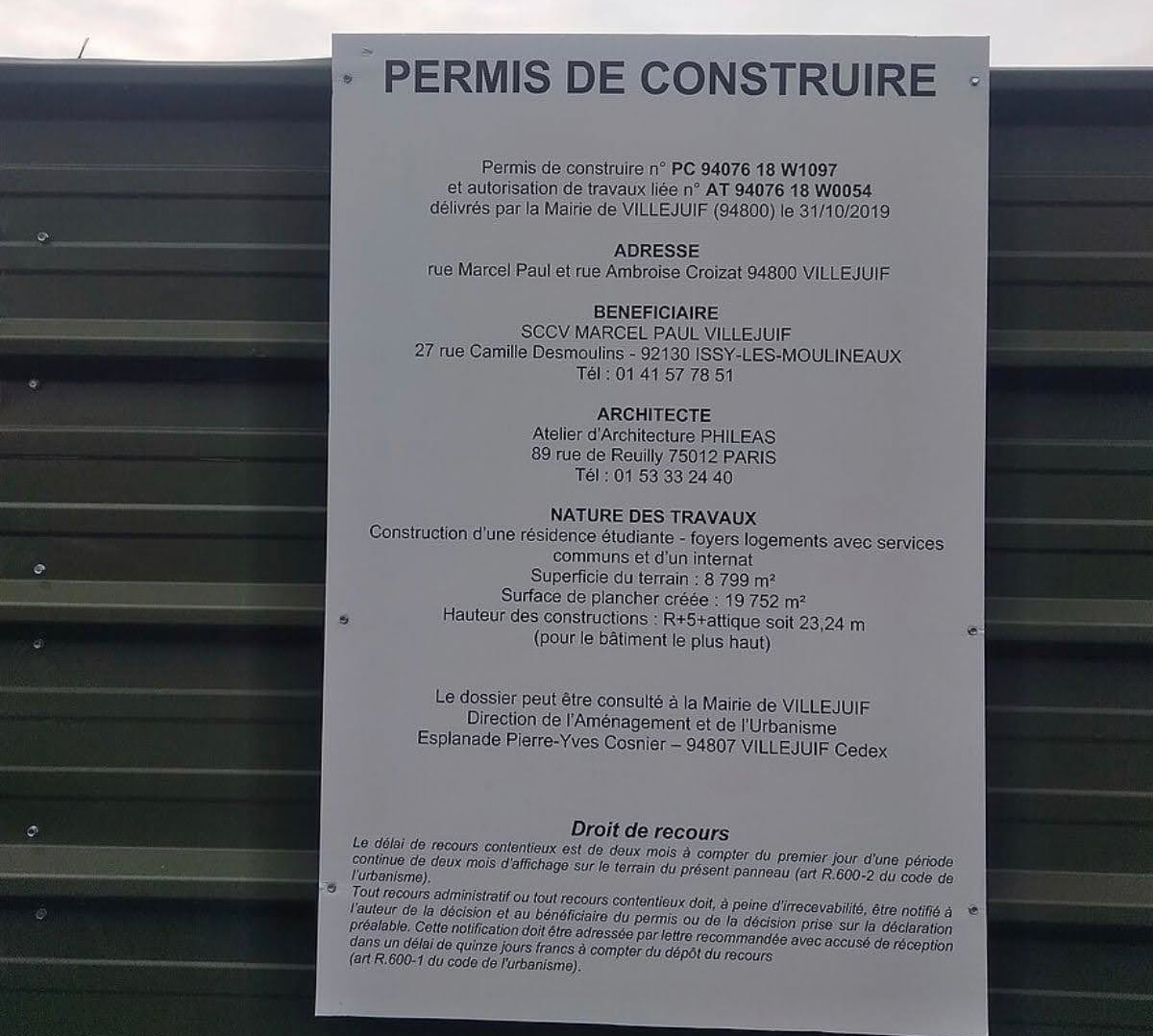 déclaration préalable construction