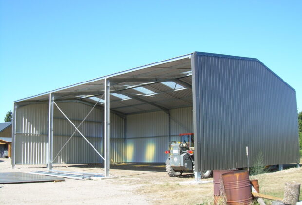 hangars kit galvanisés