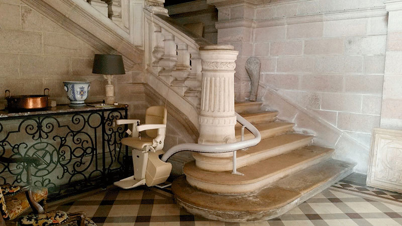 installation monte-escalier