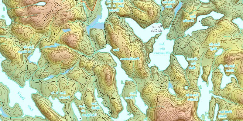 Lire une carte topographique