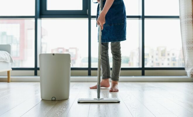 ménage du nettoyage des bureaux