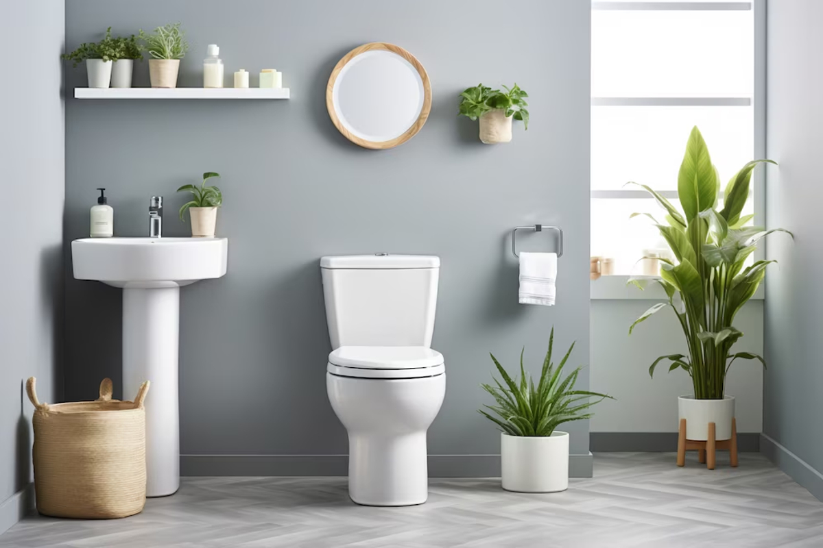 peindre toilettes