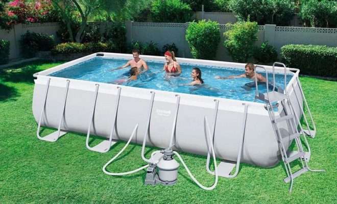 Piscine tubulaire rectangle