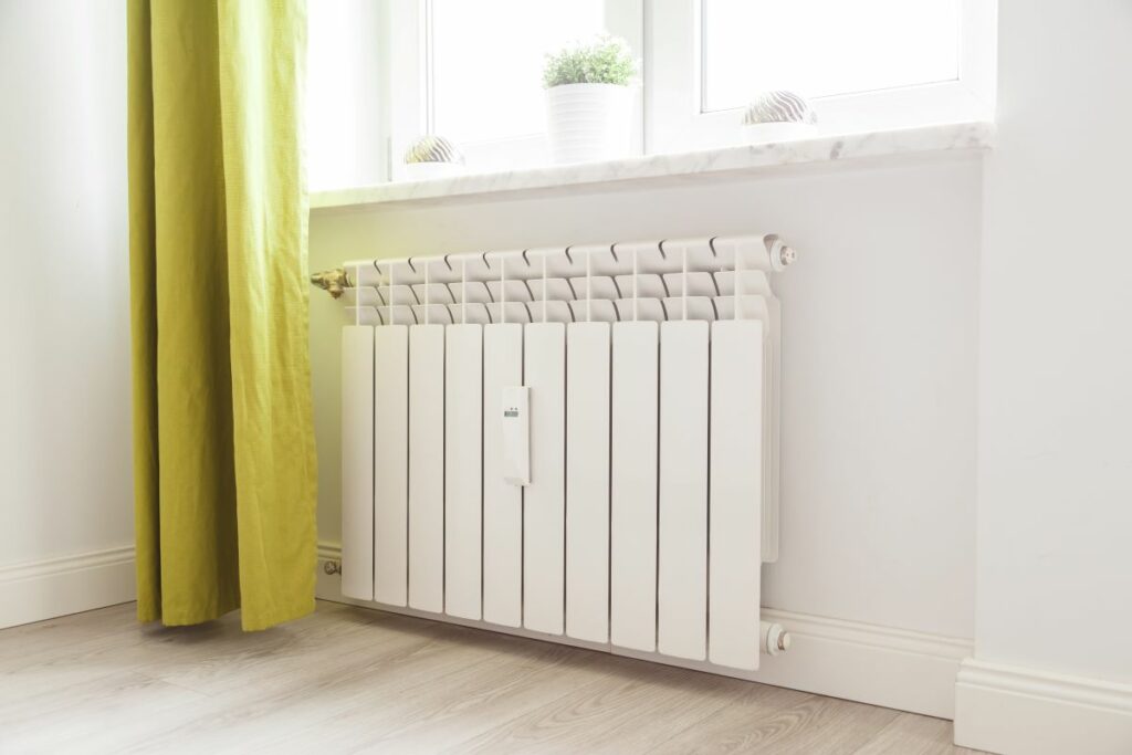 radiateur ouvert