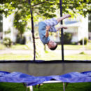 trampoline sécurisé